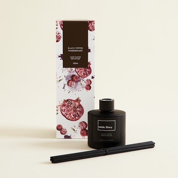 Black Pepper Pomegranate Luxury Reed Diffuser 