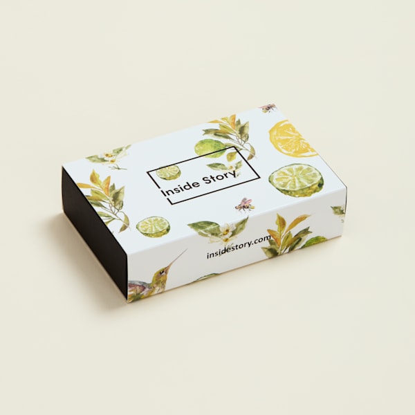 Bergamot And Lemon Illustrated Matches