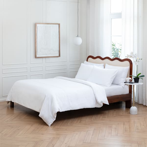 Montgomery Egyptian Cotton Flat Sheet In White 800 Thread Count