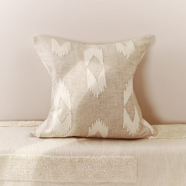 Ikat Tufted Cushion