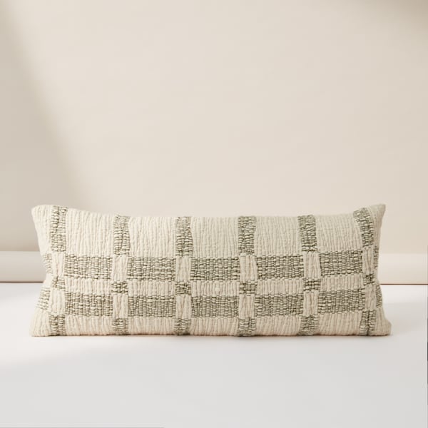 Check Bolster Cushion