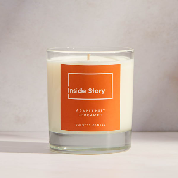 Grapefruit And Bergamot Scented Signature Candle