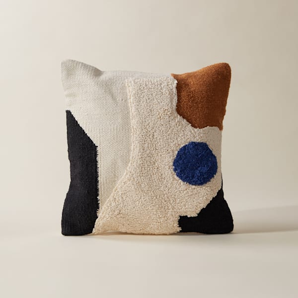 Eda Abstract Patch Cushion