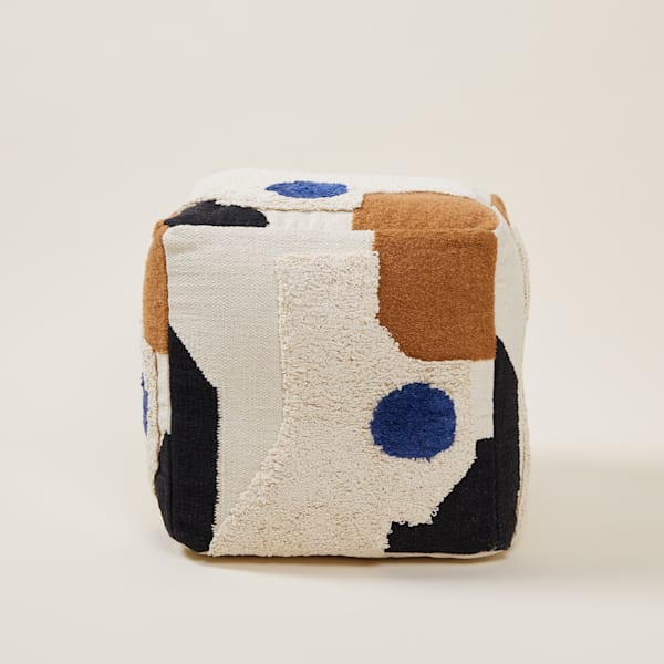 Eda Abstract Patch Footstool
