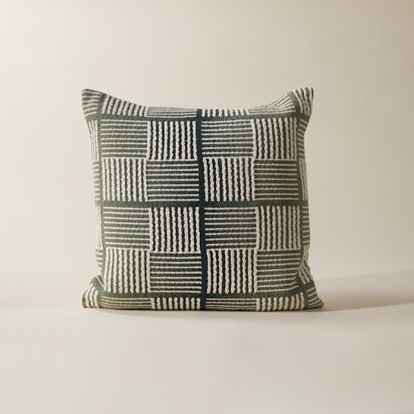 Alby Check Cushion