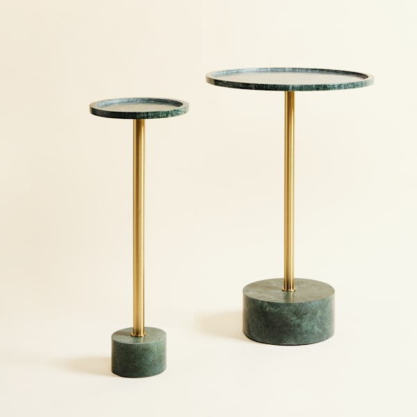 Charu Green Side Table
