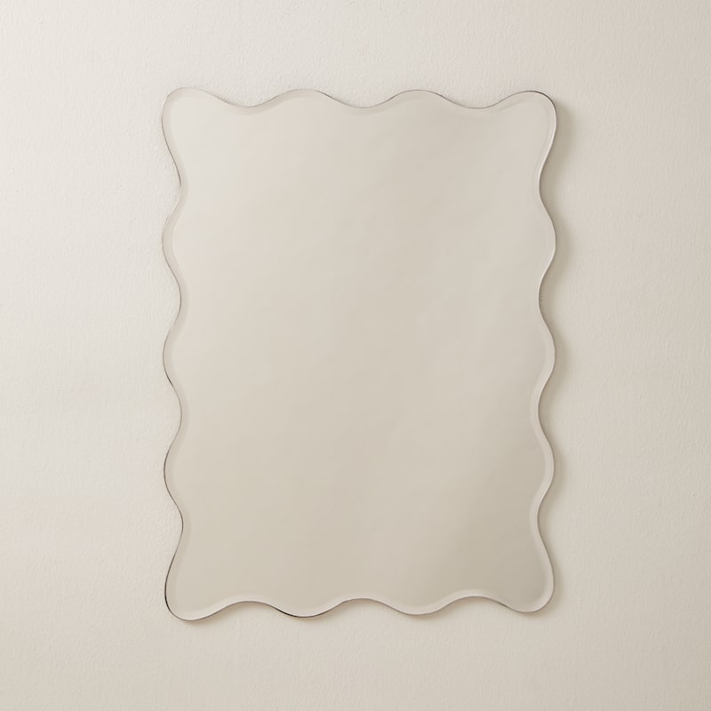 Scalloped-Edge Mirror